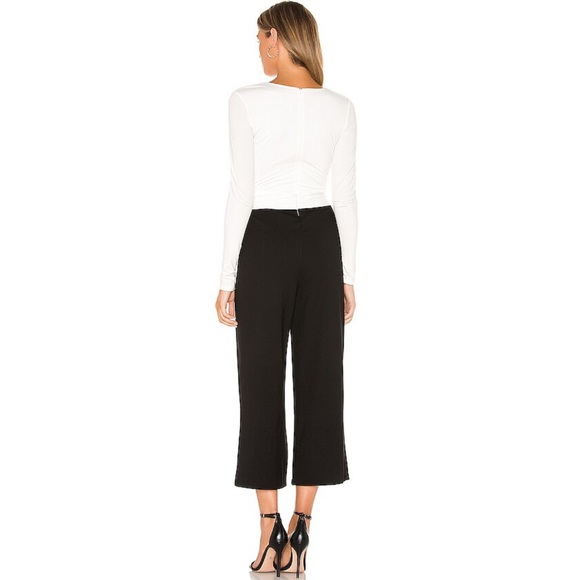 Bailey 44 - Bethany Jumpsuit in Eggshell & Black - Picture 3 of 6